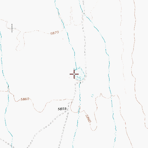 Topographic Map of Logan Catch Basin, NV