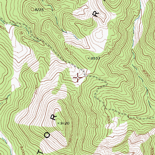 Topographic Map of Barley Creek Summit, NV