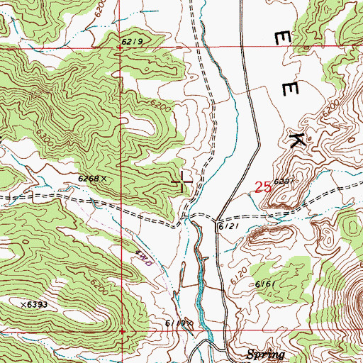 Topographic Map of Sorhonet Well Number One, NV