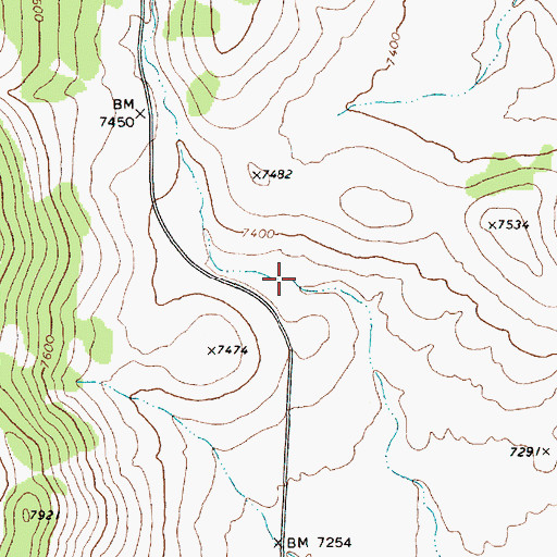 Topographic Map of Road Canyon Spring, NV