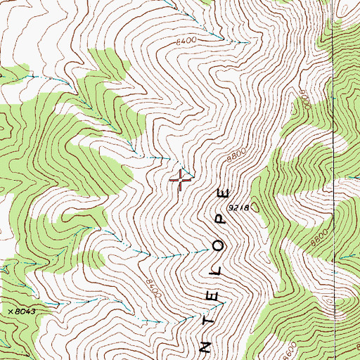 Topographic Map of Snowball Spring Number Six, NV