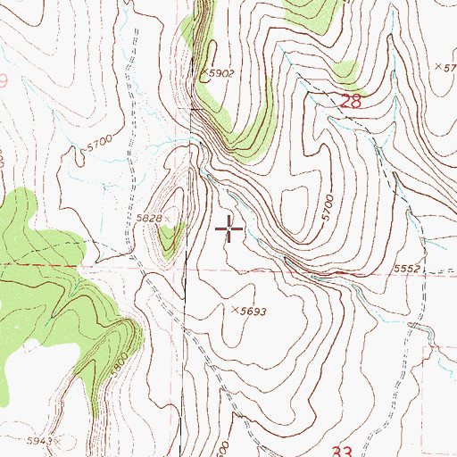 Topographic Map of Coffey Reservoir (historical), NV