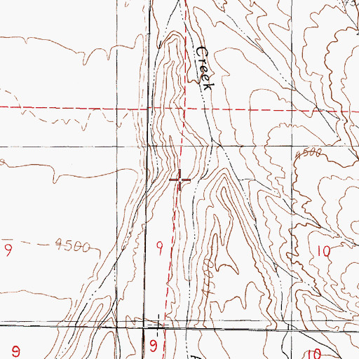 Topographic Map of Spring Meadow, NV