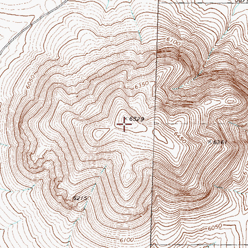 Topographic Map of Pinto Peak Range, NV