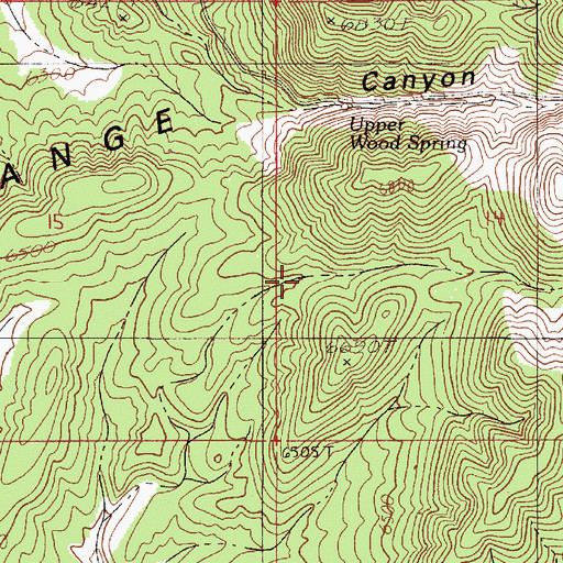 Topographic Map of Goyeneche Spring, NV