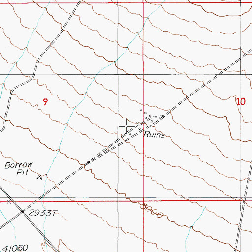Topographic Map of Elizalde Company (historical), NV