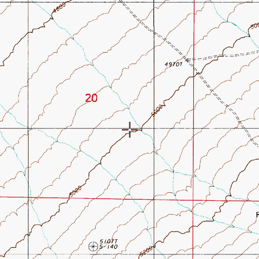 Topographic Map of Sheep Creek, NV