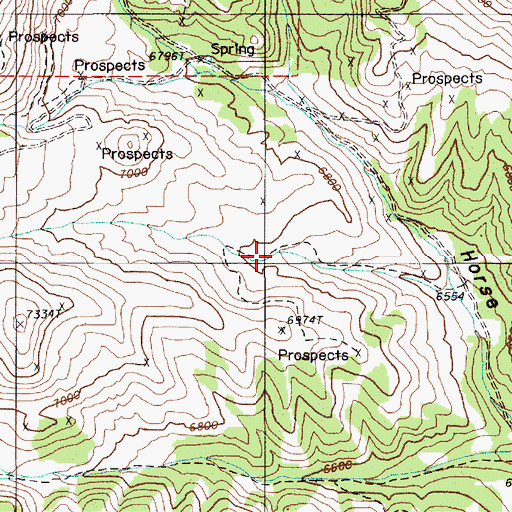 Topographic Map of Big Field Number Two, NV
