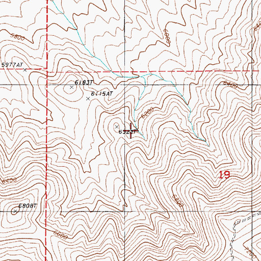 Topographic Map of Filippini Spring Number Three, NV