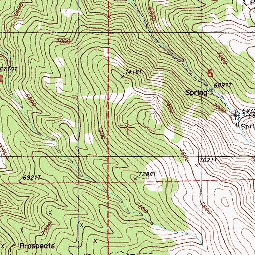 Topographic Map of Goyeneche Spring Number Eleven, NV