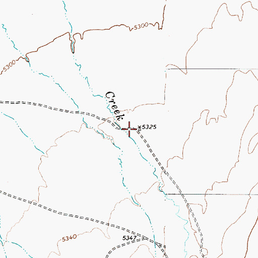 Topographic Map of Laborde Well Number Three, NV