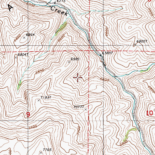 Topographic Map of South Spring, NV