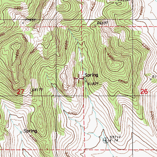 Topographic Map of Goyeneche Spring Number Eight, NV