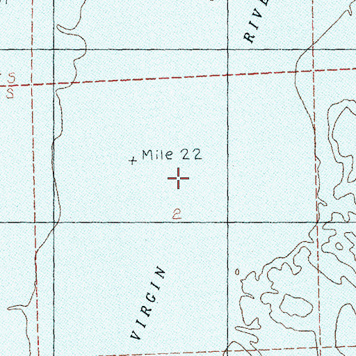 Topographic Map of Brine Spring (historical), NV