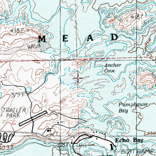 Topographic Map of Fairview Salt Mine (historical), NV