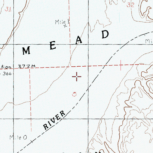 Topographic Map of Brine Spring, NV
