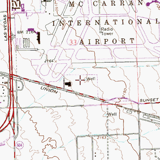 Topographic Map of Evey Ranch (historical), NV