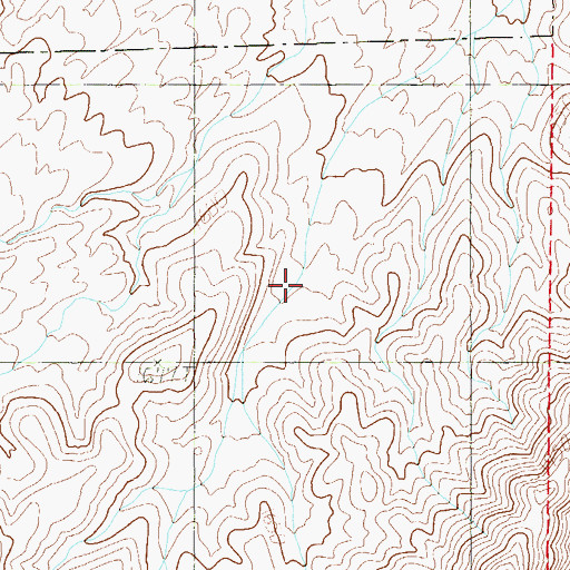 Topographic Map of Whiskey Spring, NV