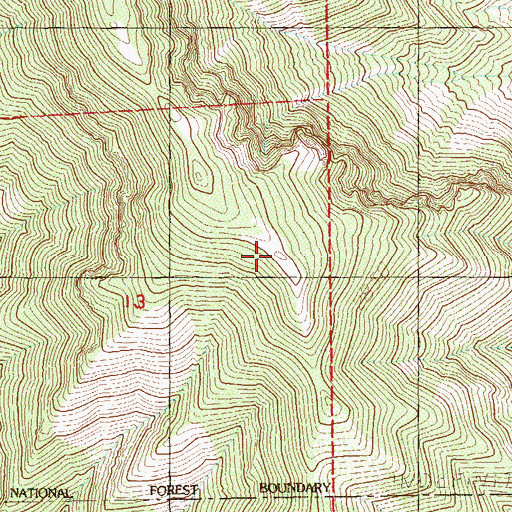 Topographic Map of Sexton Ridge, NV