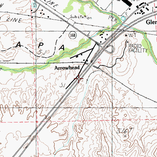 Topographic Map of White Star Plaster Mill, NV