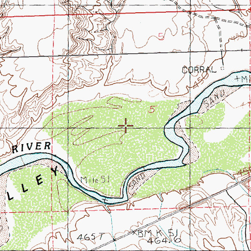 Topographic Map of Latham Bottom, NV
