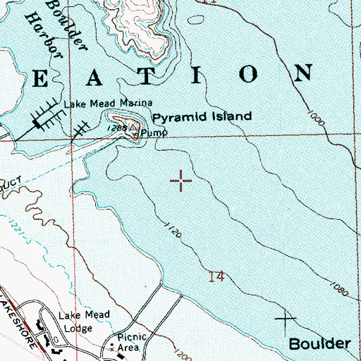 Topographic Map of Hart Siding (historical), NV