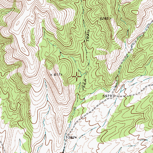 Topographic Map of Delmues Spring, NV