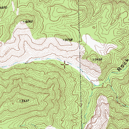 Topographic Map of Rock Springs Station, NV