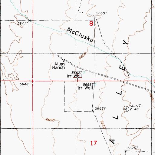 Topographic Map of Grass Valley School (historical), NV