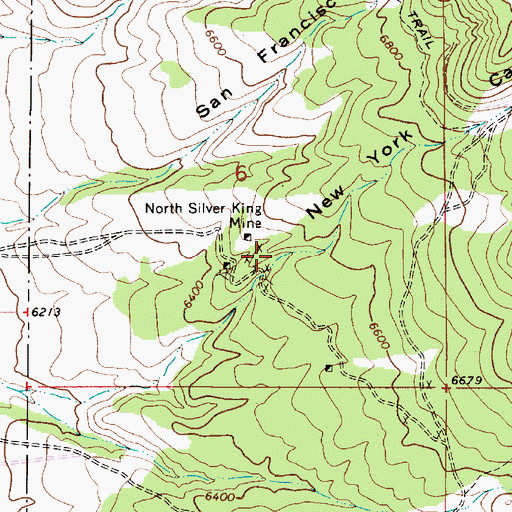 Topographic Map of Mettacom Mill (historical), NV