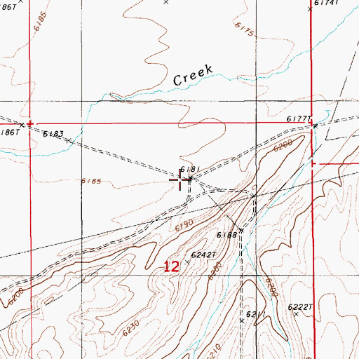Topographic Map of Woods Well, NV