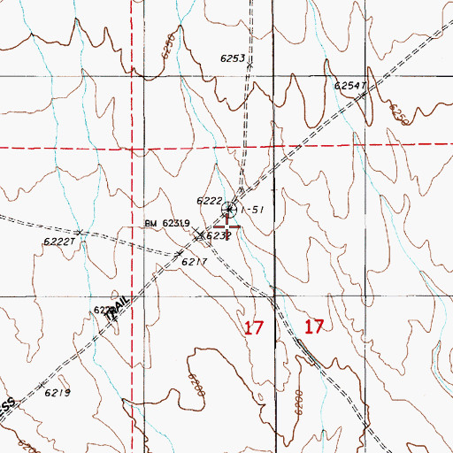 Topographic Map of Goodwin (historical), NV