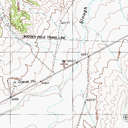 Topographic Map of Lees Spring (historical), NV