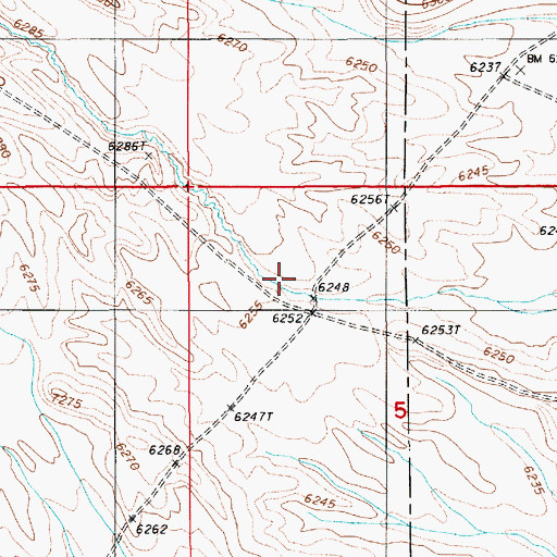 Topographic Map of Deep Creek Station (historical), NV