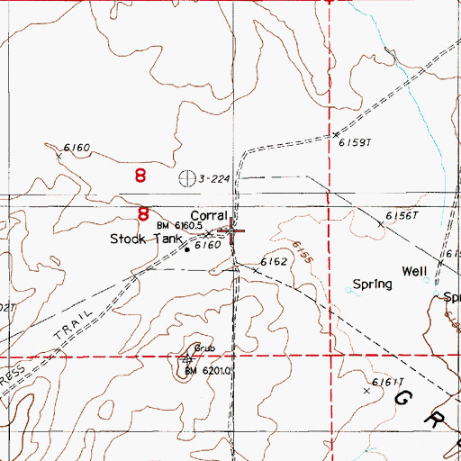 Topographic Map of Camp Station (historical), NV