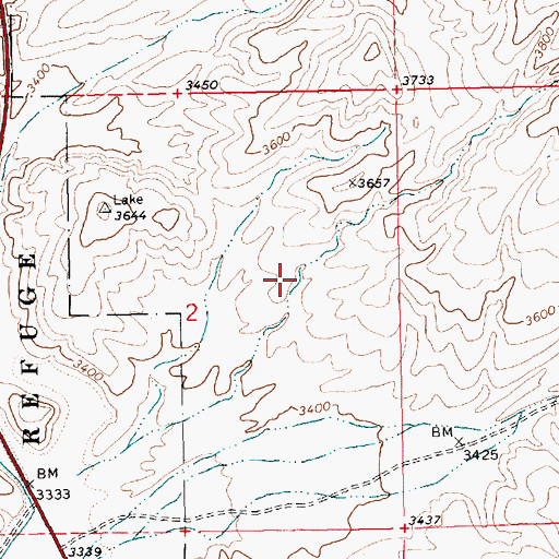 Topographic Map of Black Canyon Petroglyths, NV