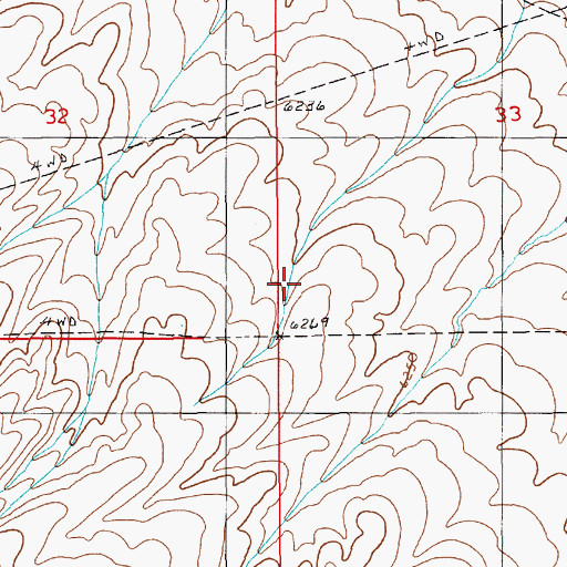 Topographic Map of Warm Spring, NV
