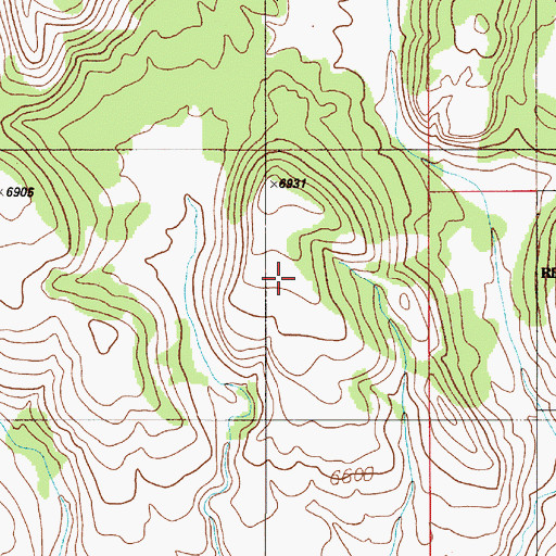 Topographic Map of Hickison Petroglyth Recreation Site, NV