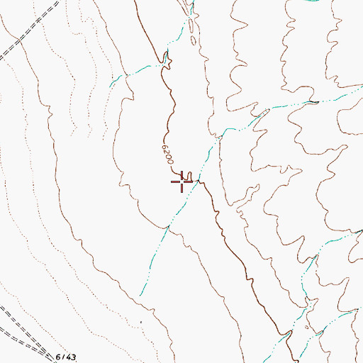Topographic Map of Whitaker Smith Creek Valley Well, NV