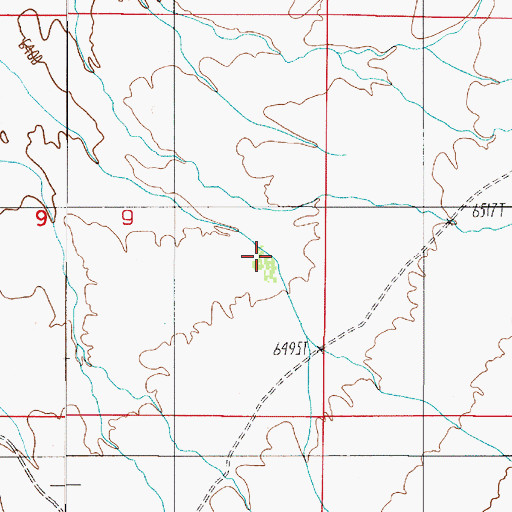 Topographic Map of Coyote Spring, NV