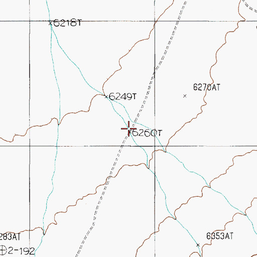 Topographic Map of Tule Spring, NV