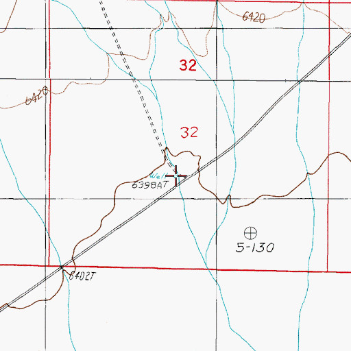 Topographic Map of Peerless (historical), NV