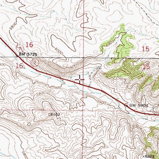 Topographic Map of White Rock House (historical), NV