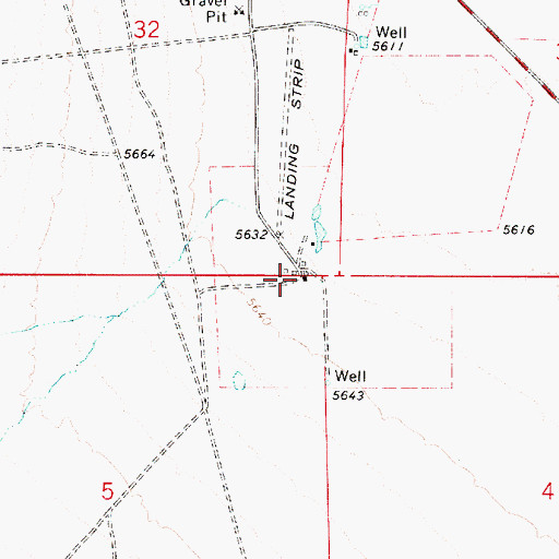 Topographic Map of Howard Ranch, NV