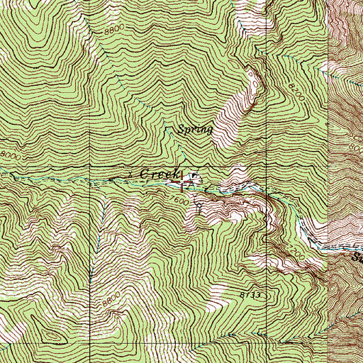 Topographic Map of Buckeye Mine, NV