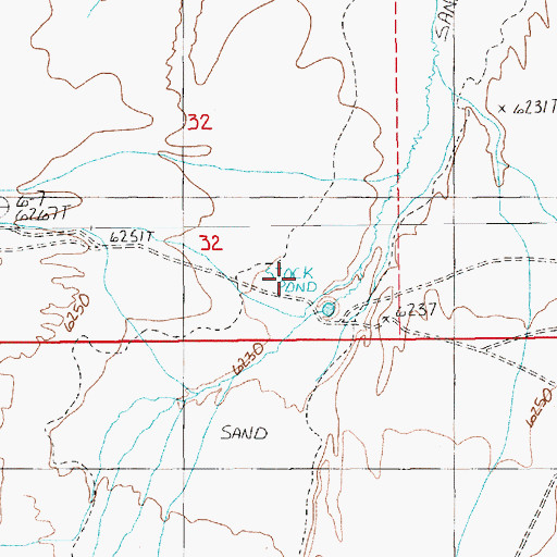 Topographic Map of Willow Creek Spring, NV