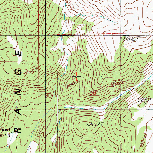 Topographic Map of Sheep Spring, NV