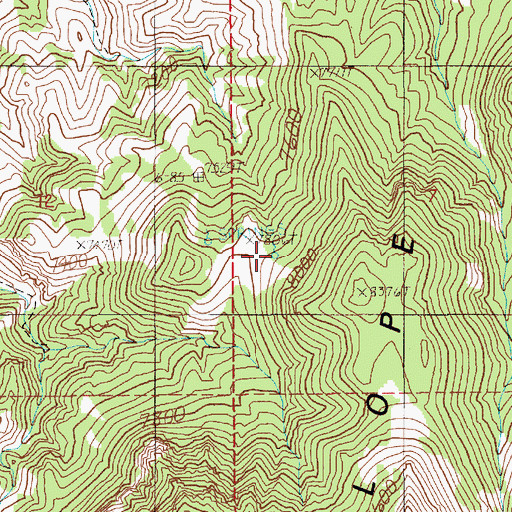 Topographic Map of Coal Burner Spring, NV
