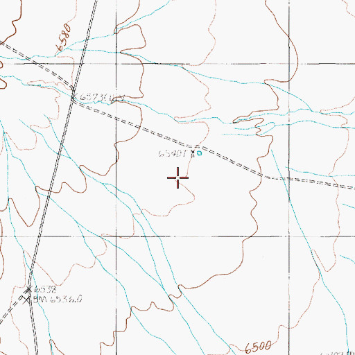Topographic Map of Segura, NV