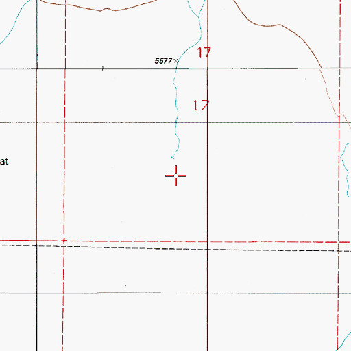 Topographic Map of Alkali Flat Well, NV